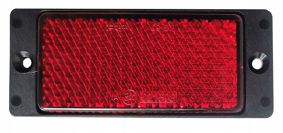 ODBLASK CZERWONY do lawety przyczepy naczepy DUŻY