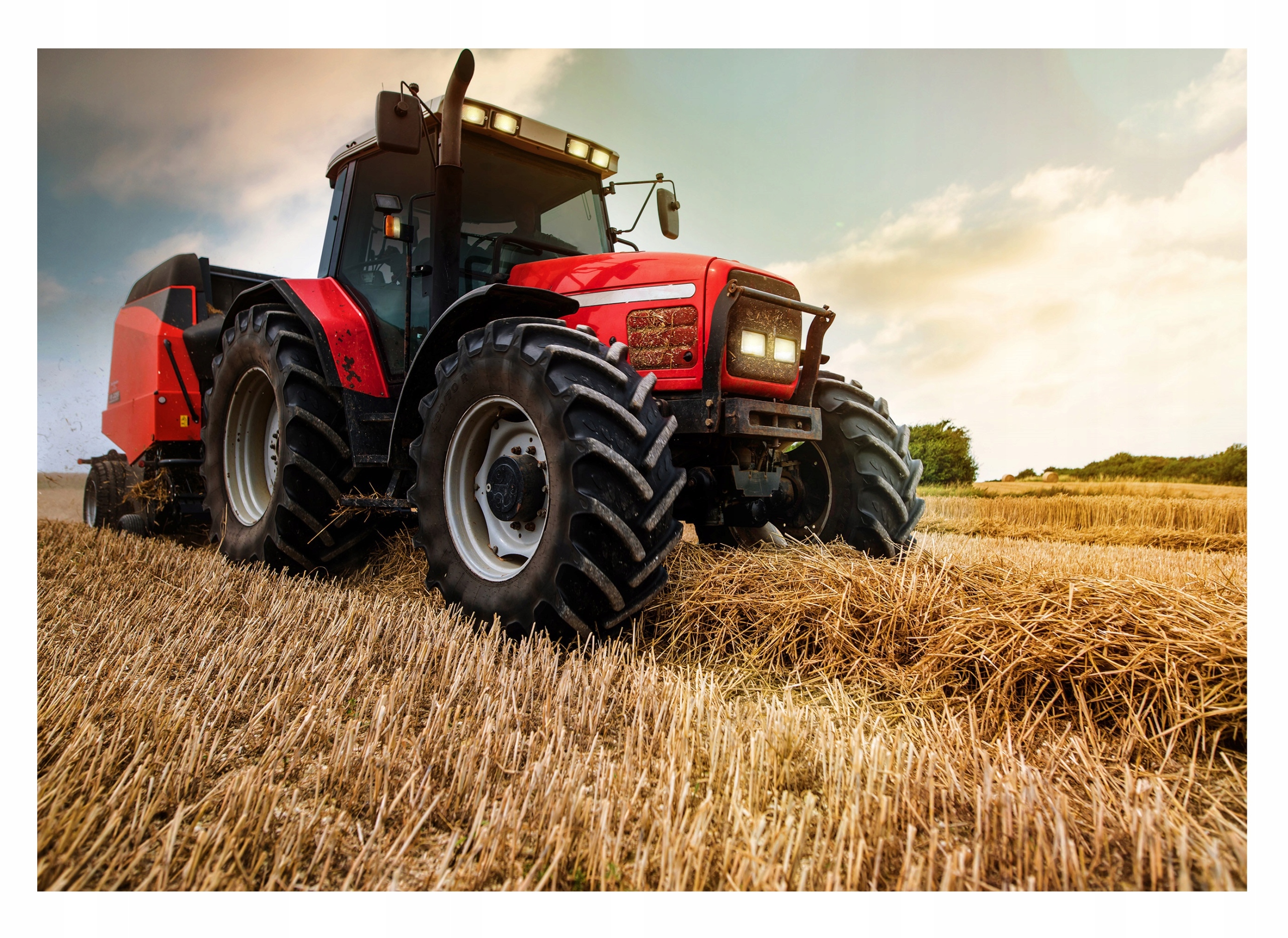 Fototapeta S Traktorem 3D Traktor 368x254