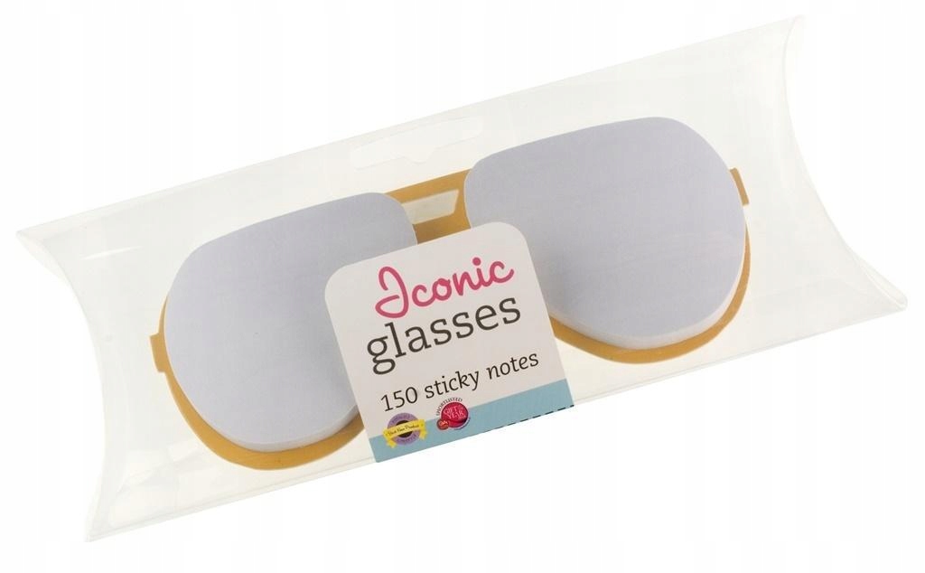 OKULARY - KARTECZKI SAMOPRZYLEPNE SZARE