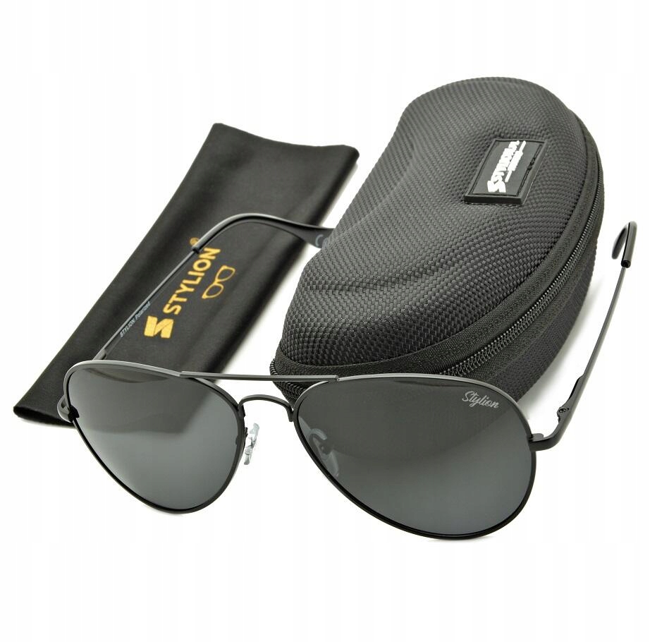

Okulary Pilotki Polaryzacyjne Aviator Czarne