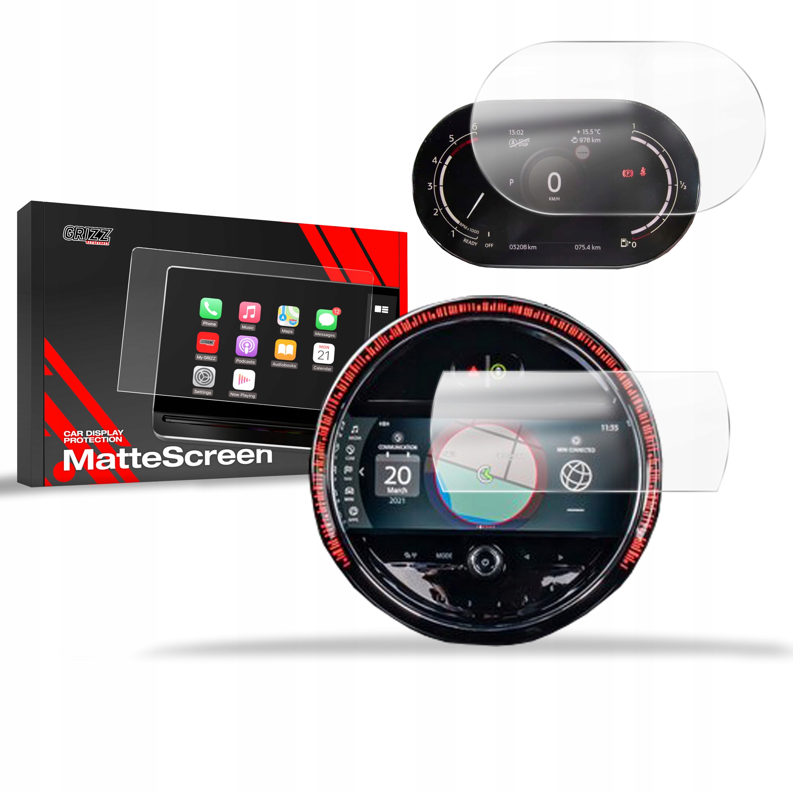 2w1 Folia Matowa do Mini Cabrio 3 (2021-2023)