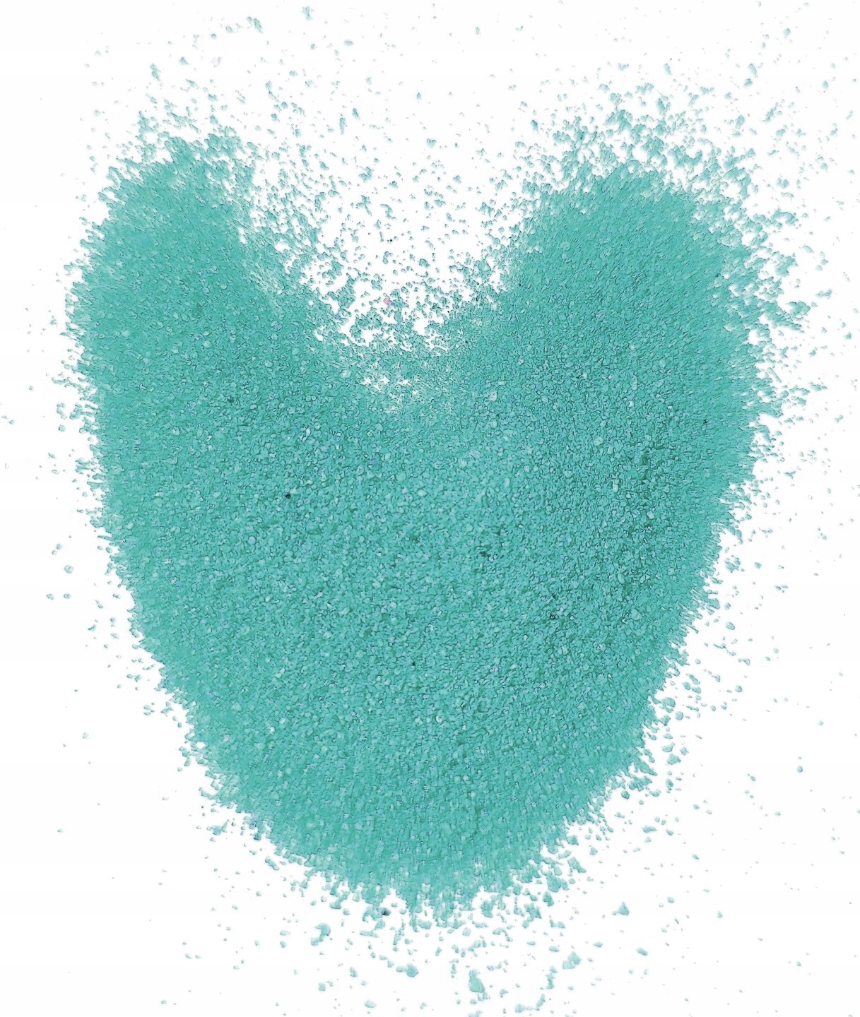 Dekorativní barevný písek Polský, atestovaná barva Tmavě Tyrkysová 24 Kg