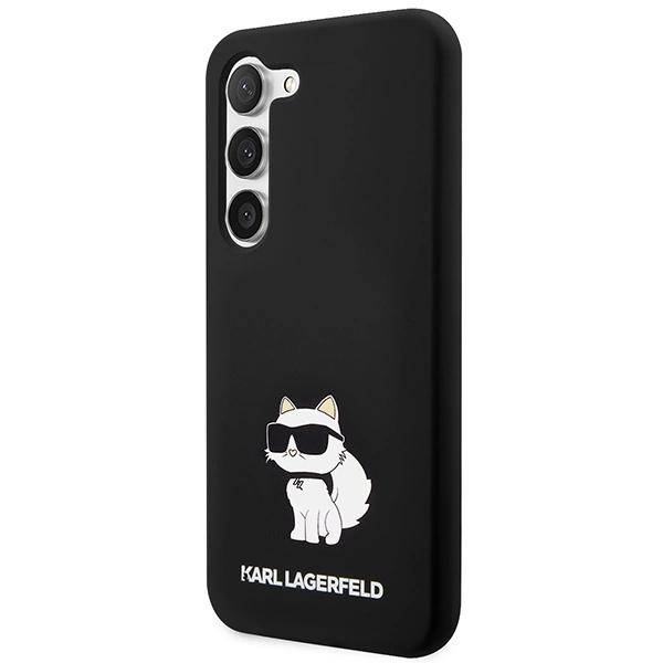 Pouzdro Karl Lagerfeld Silicone Choupette na Samsung Galaxy S24 černé