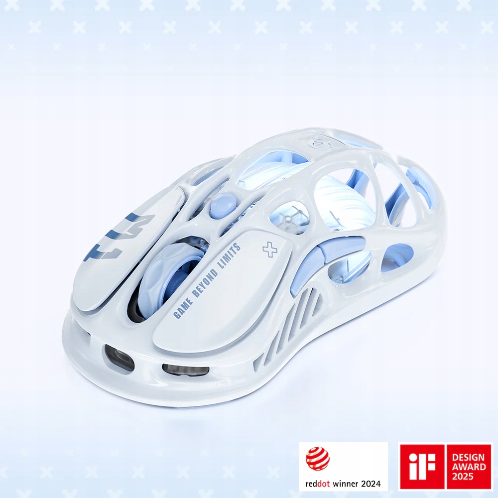 GravaStar Mercury M1 Pro Ice Blue Bezdrôtová herná myš 2.4 GHz