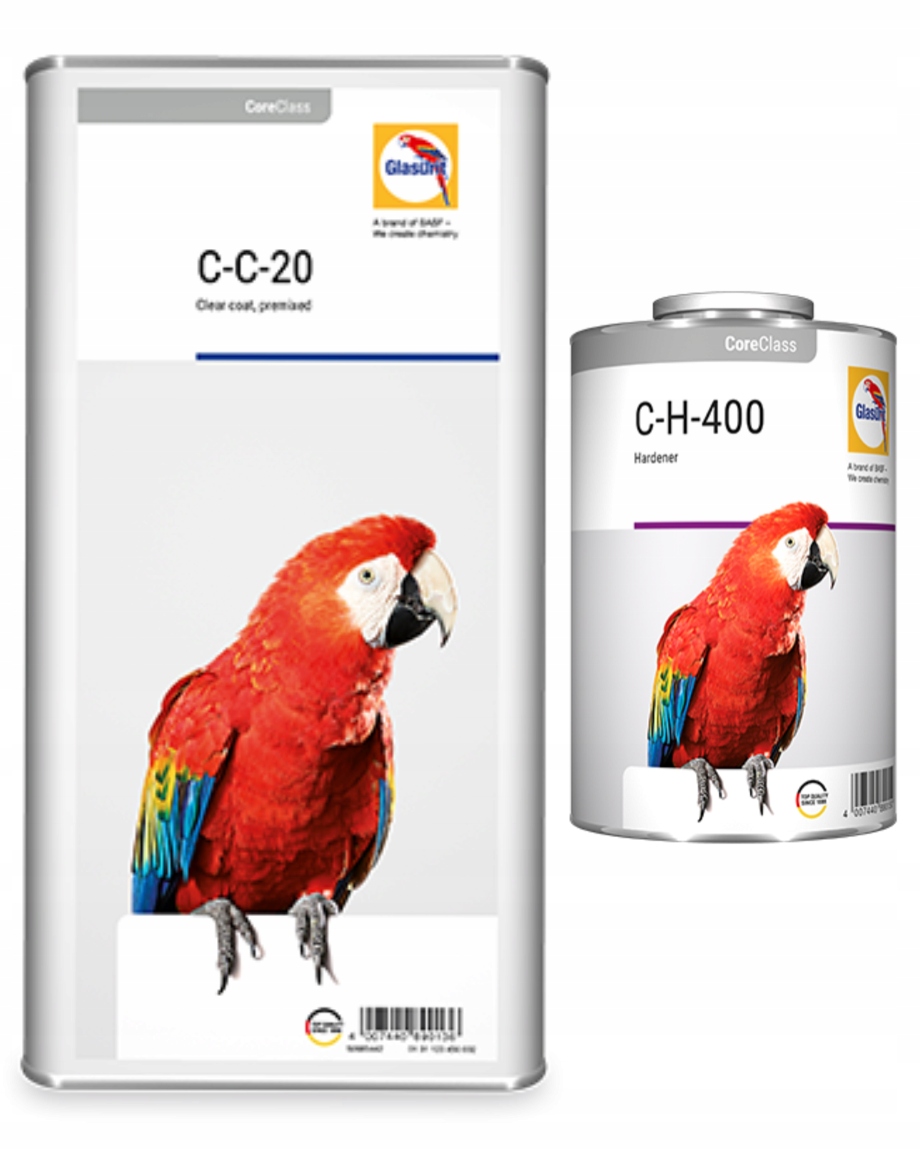 

Lakier Bezbarwny Glasurit C-C-20 4L C-H-400 1L