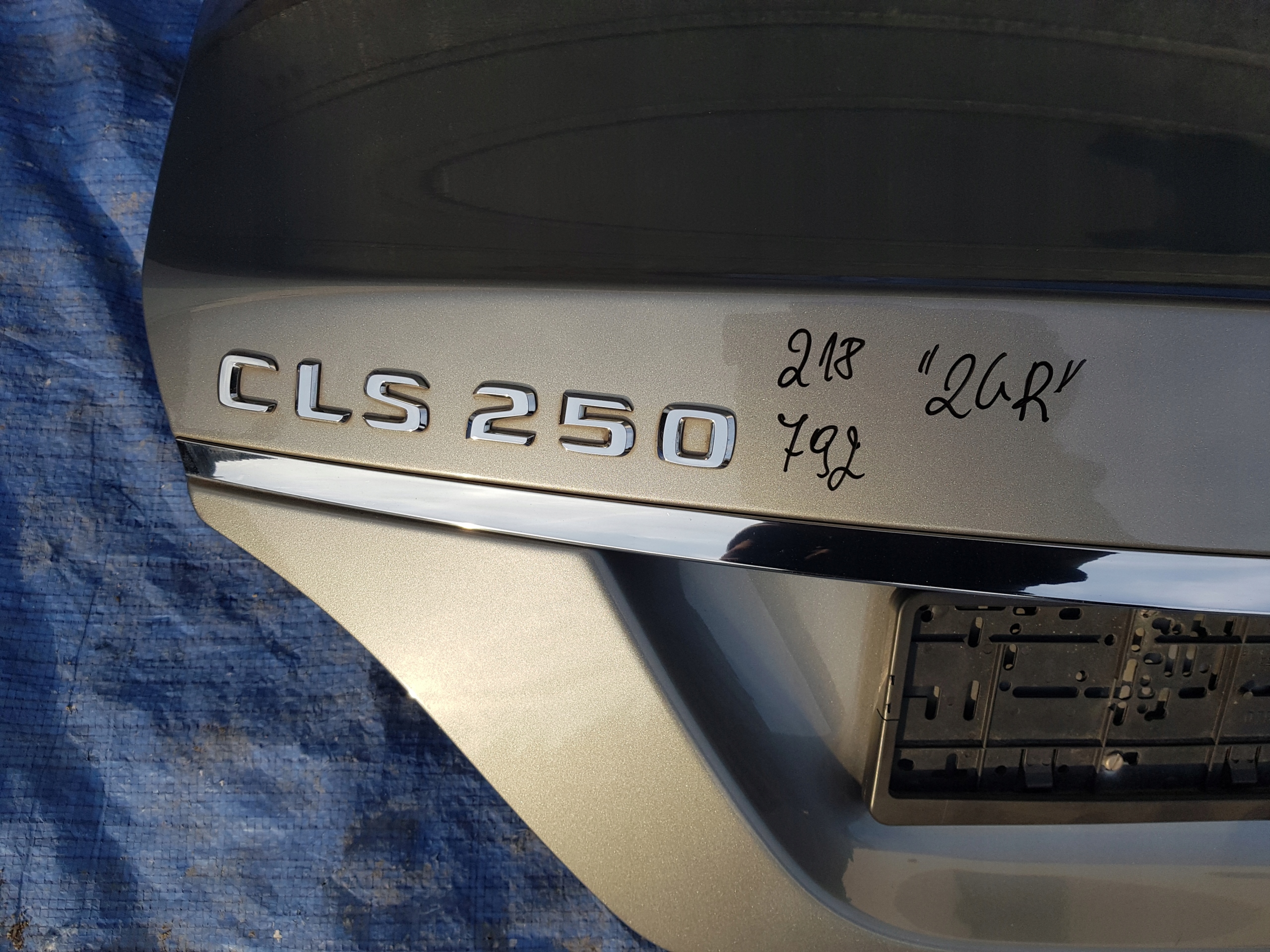 complete trunk door boot MERCEDES CLS W218 sedan C792 792