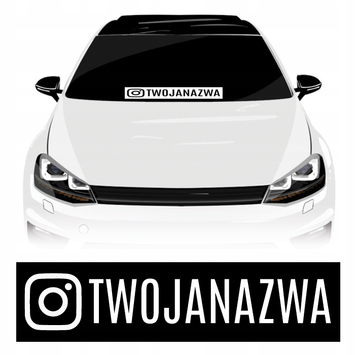 

Instagram 3 Naklejka na szybę 50 cm