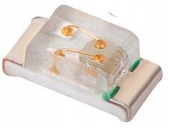 10x Dioda LED SMD GREEN 520nm, 0603