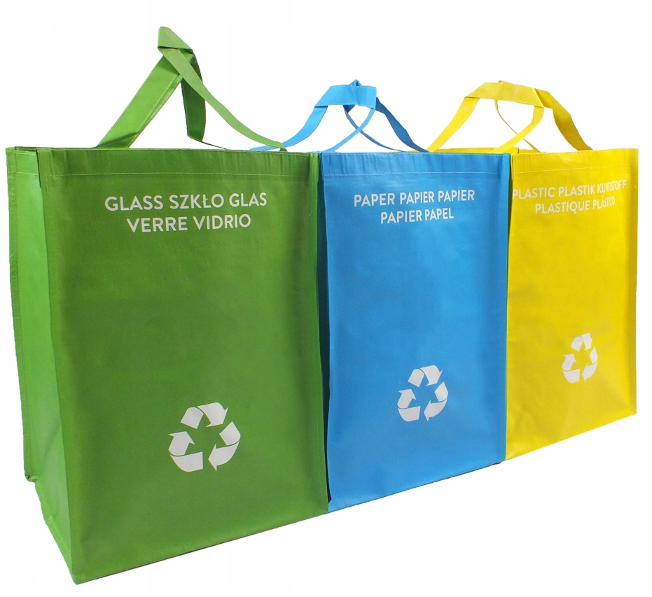 

Torby Do Segregacji Śmieci Kpl. 3 szt.