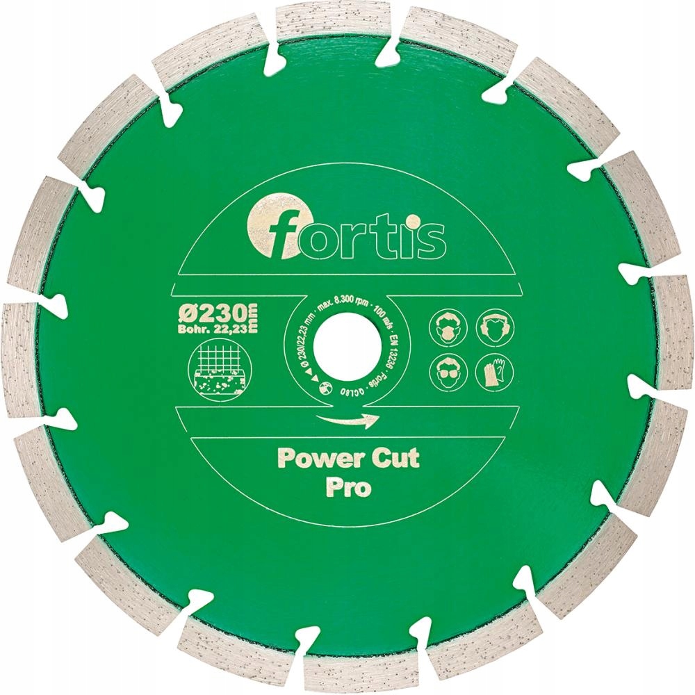 Diamantový kotouč na klinker 180x22,23 mm Fortis