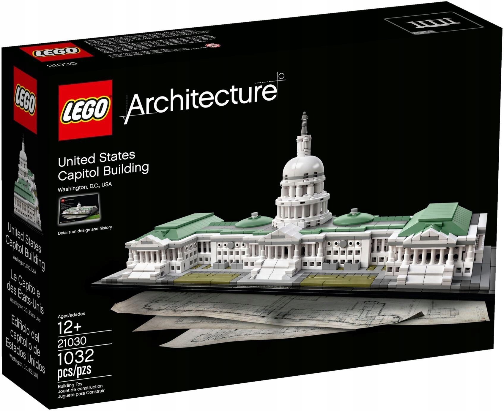 Lego Architecture 21030 Kapitol Spojených států Nové