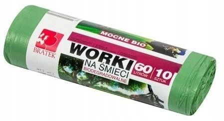 Biodegradowalne worki na śmieci 60l EKO BIO