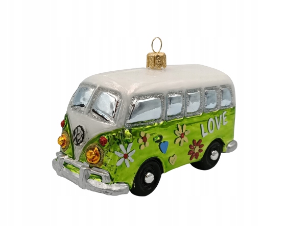 

Bombki Choinkowe Szklane Auto ogórek vw 12x6cm