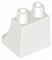 

Lego Nogi 36036 Spódnica białe Nowe (2g)