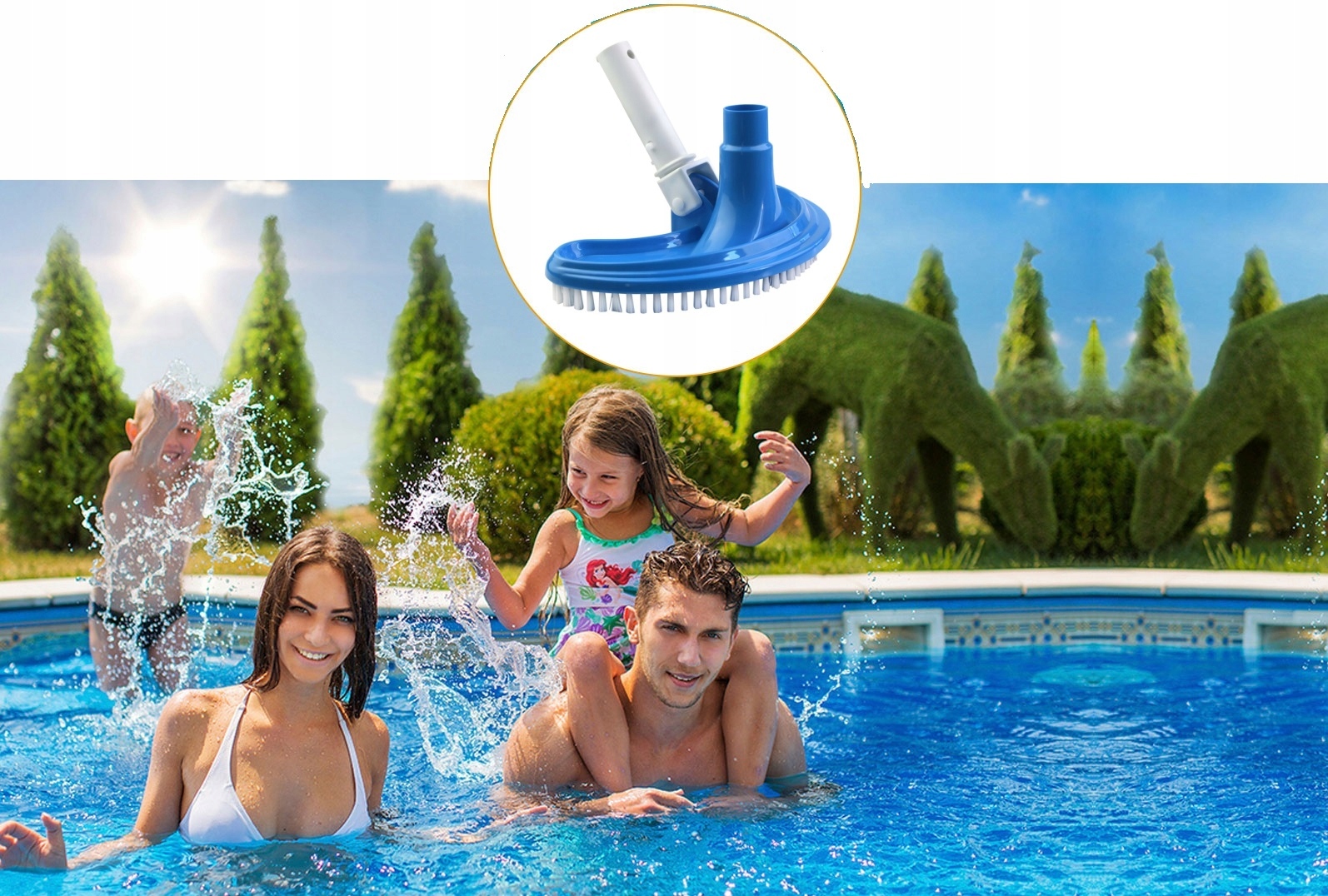 ODKURZACZ BASENOWY DO BASENU PÓŁKULISTY JACUZZI SPA CZYSZCZĄCY BASEN Model 2500-040