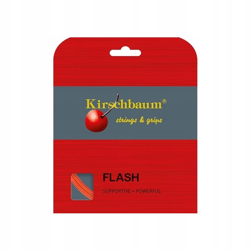 Naciąg do tenisa Kirschbaum Flash Orange 1,25 mm 12 m