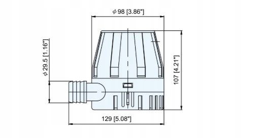 Pompa zęzowa TMC Q17 12V 56 l/min Marka TMC