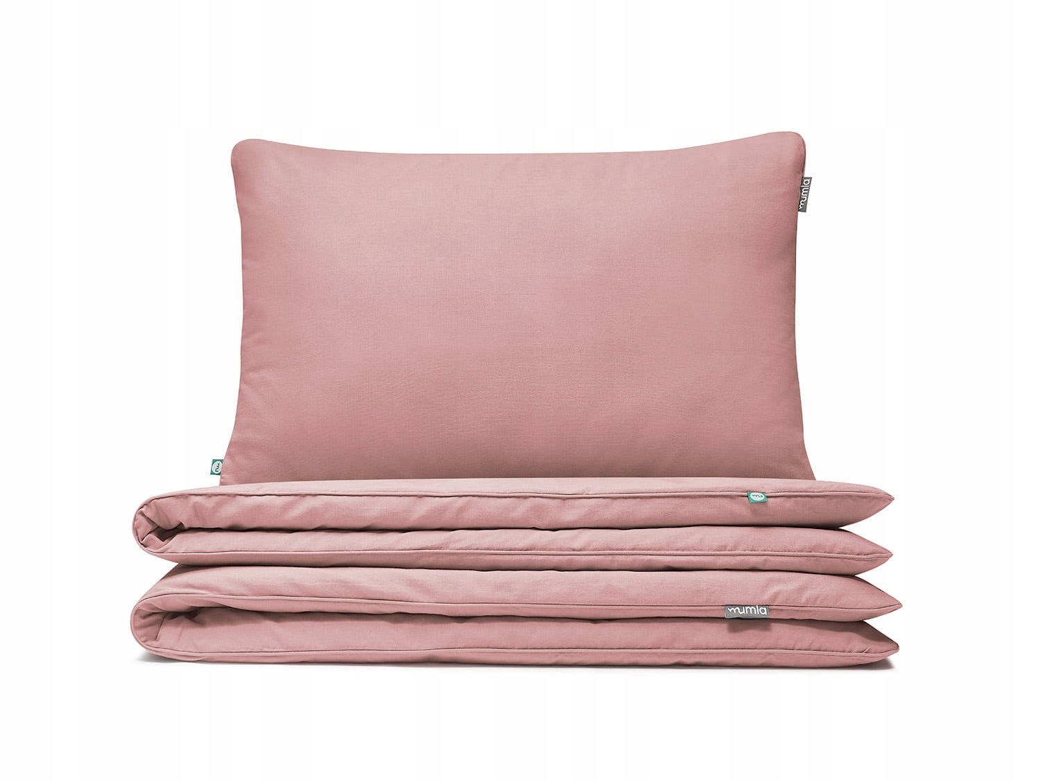 Posteľná Bielizeň Basic Staroružová 220x200 cm 2x 60x50 cm Mumla