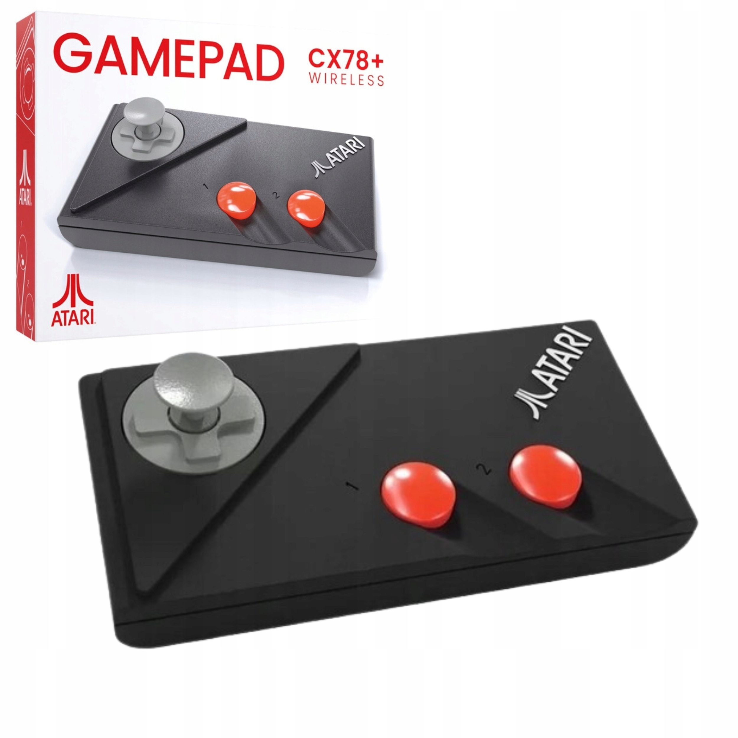 Bezdrátový ovladač CX78+ pro konzole Atari 2600+, 2600 a 7800