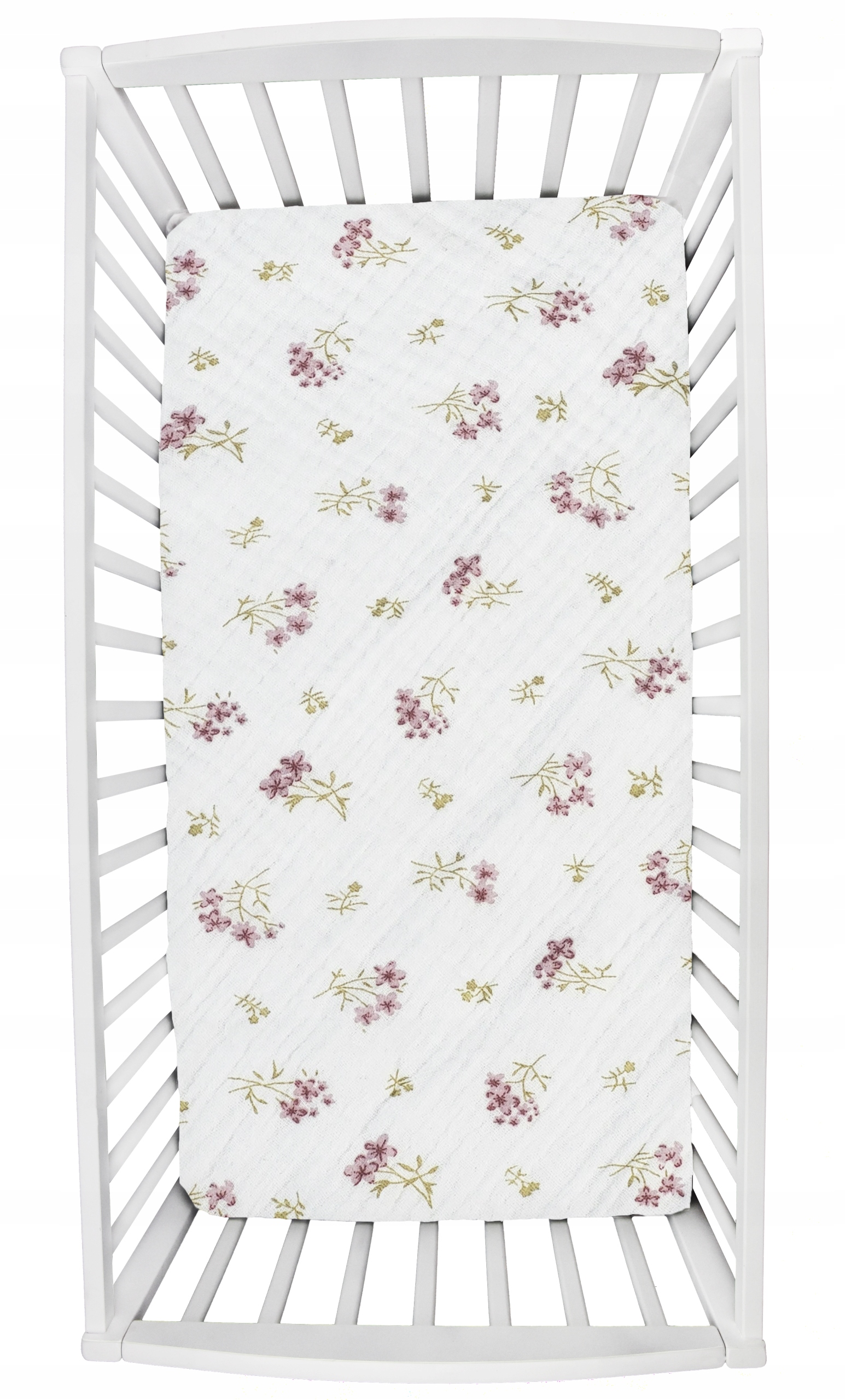 PRZEŚCIERADŁO MUŚLINOWE DO ŁÓŻECZKA 120x60