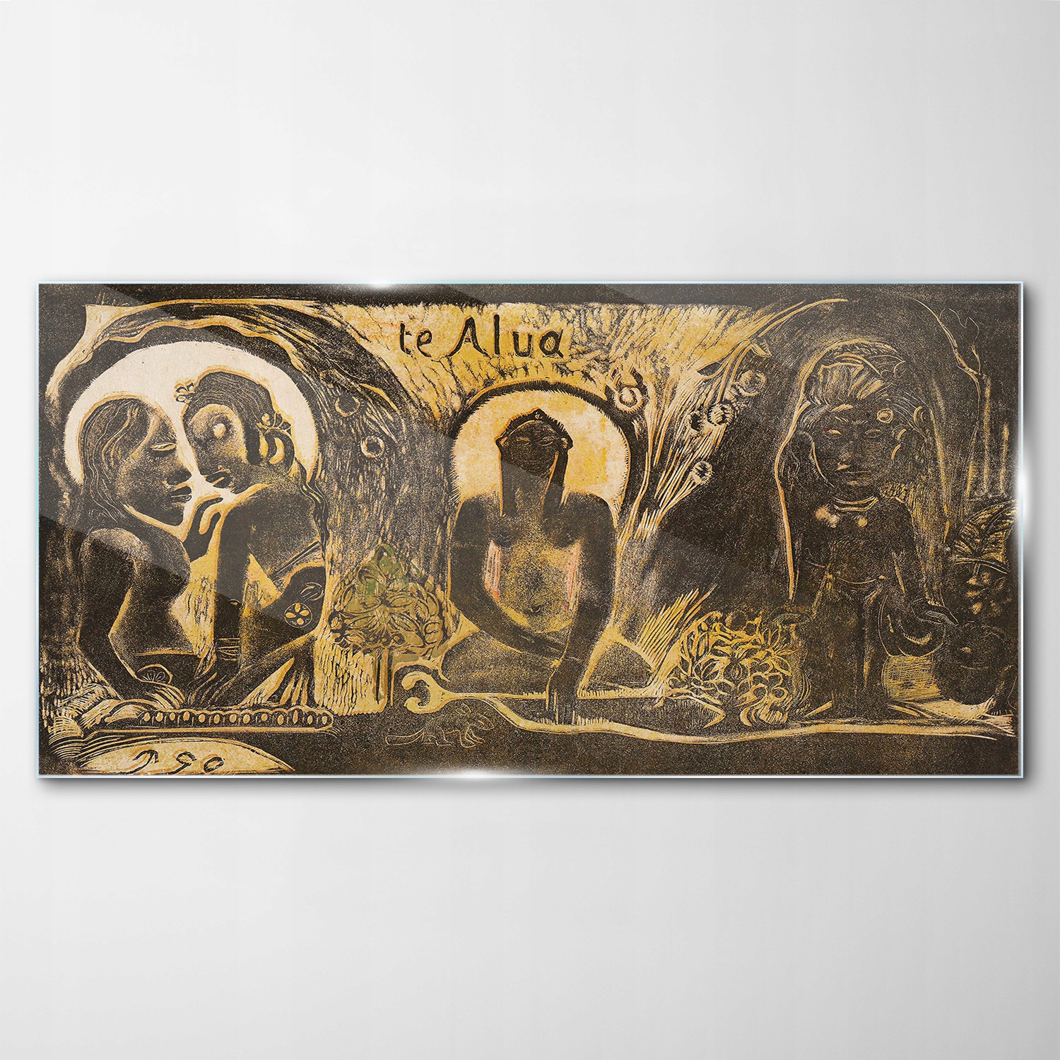 

Foto-obraz na szkle Te atua gods Gauguin 100x50 cm