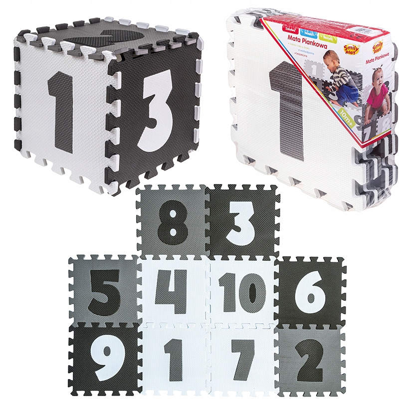 

Mata Piankowa Numery Puzzle Miękkie Piankowe Duże