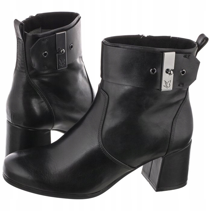 Buty Damskie Botki Obuwie Caprice Czarne 9-25330