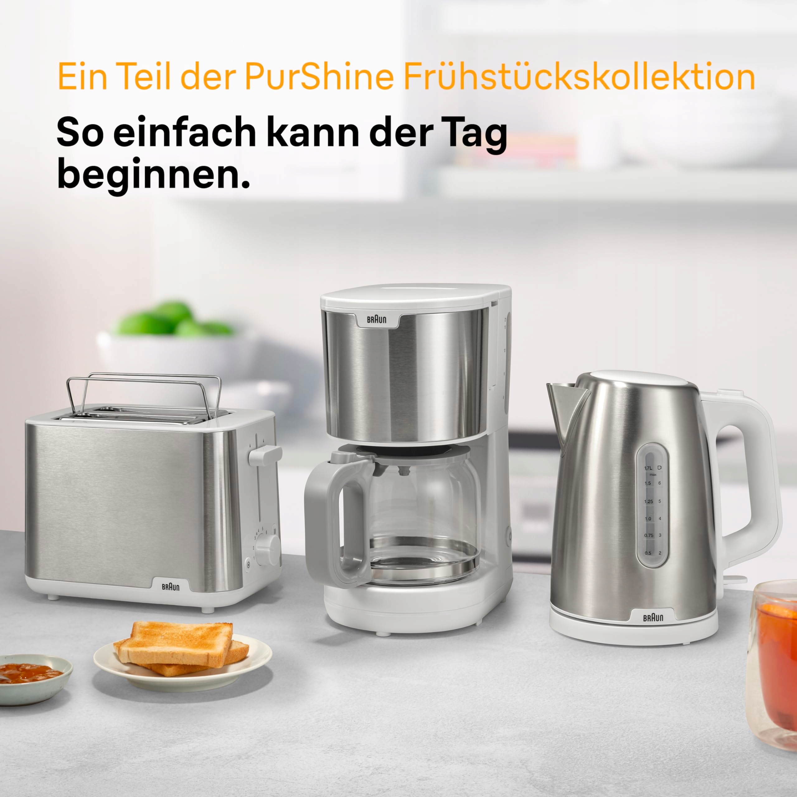 BRAUN PurShine Czajnik Elektryczny 360° 1,7L 2200W Biały — miniatura 7