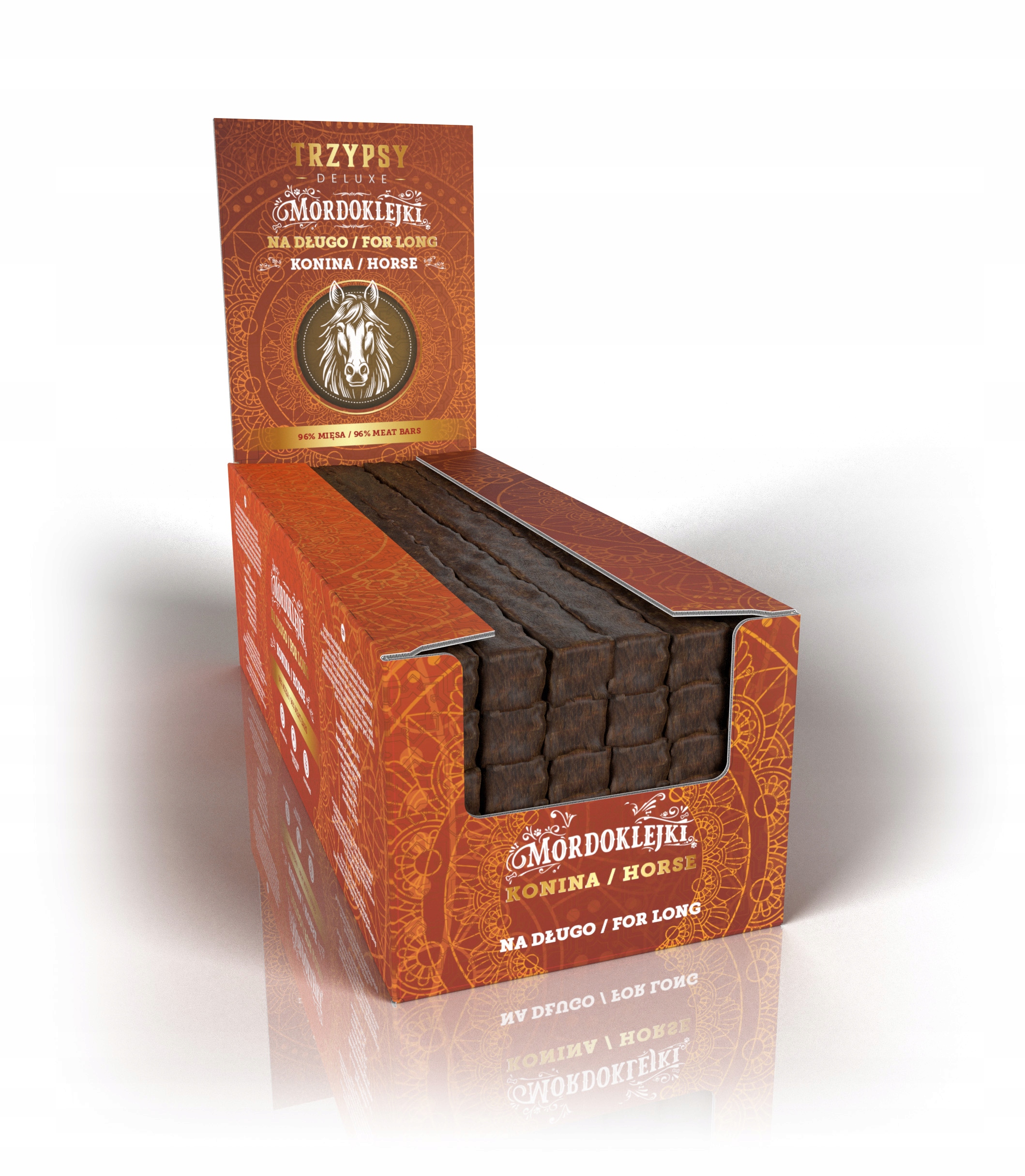 Žvýkací tyčinky pro psy z koňského masa dlouhotrvající, 1 kg