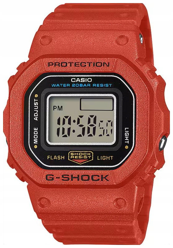 Červené Miniaturní Hodinky Na Prst Casio G-shock Nano Ring DWN-5600 -4ER