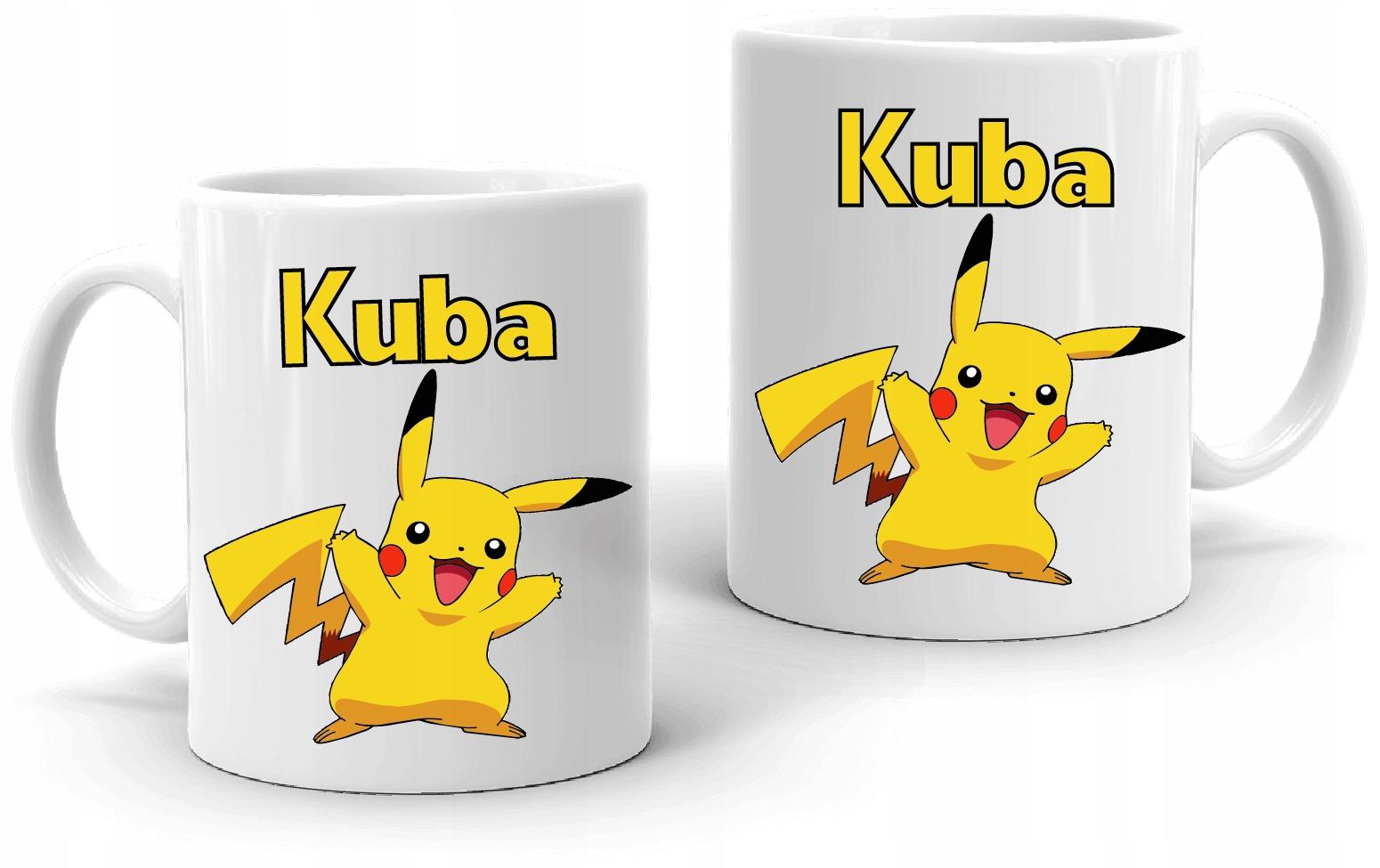 

Kubek z Pikachu i imieniem dziecka kartonik