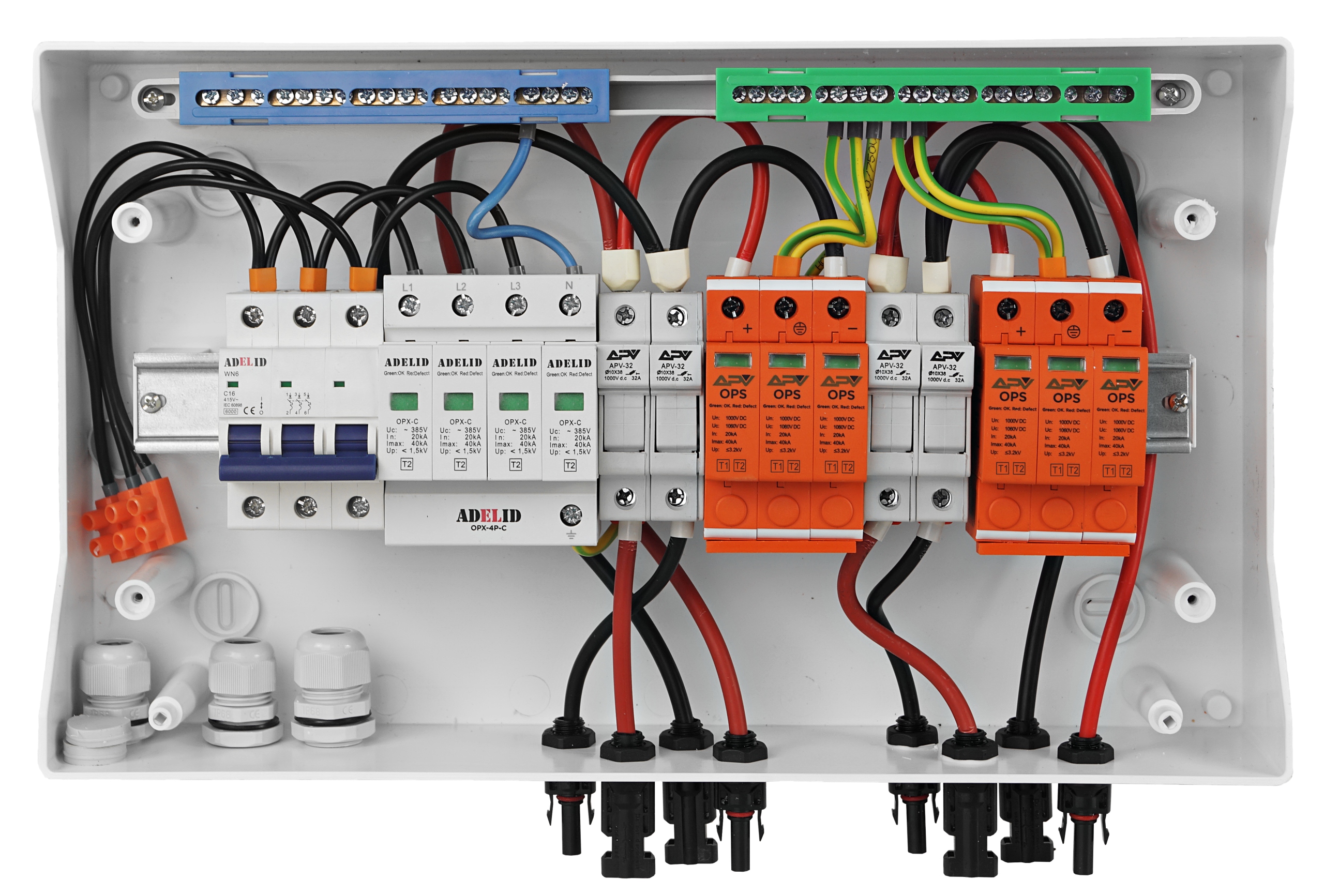 

Rozdzielnica Pv 1000V Dc/ac 2 Stringi Fotowoltaika