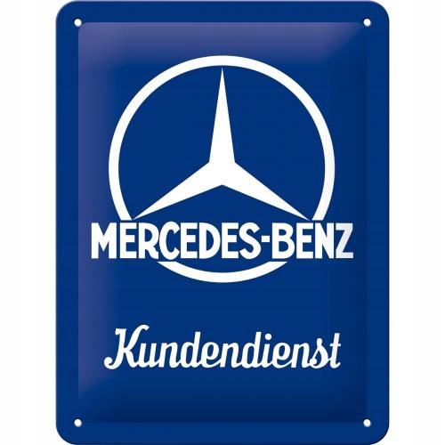 

Metalowy Plakat Blacha 15x20cm Mercedes Benz Garaż