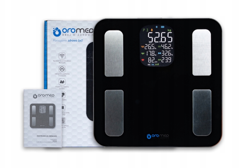 Koupelnová váha Oro-bluetooth H Smart Black