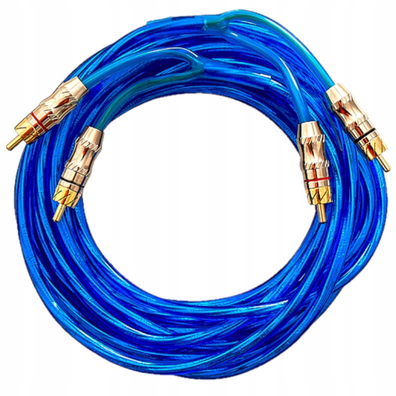 Kabel przewód 2x RCA CINCH CHINCH BLOW audio HQ 5m 2RCA