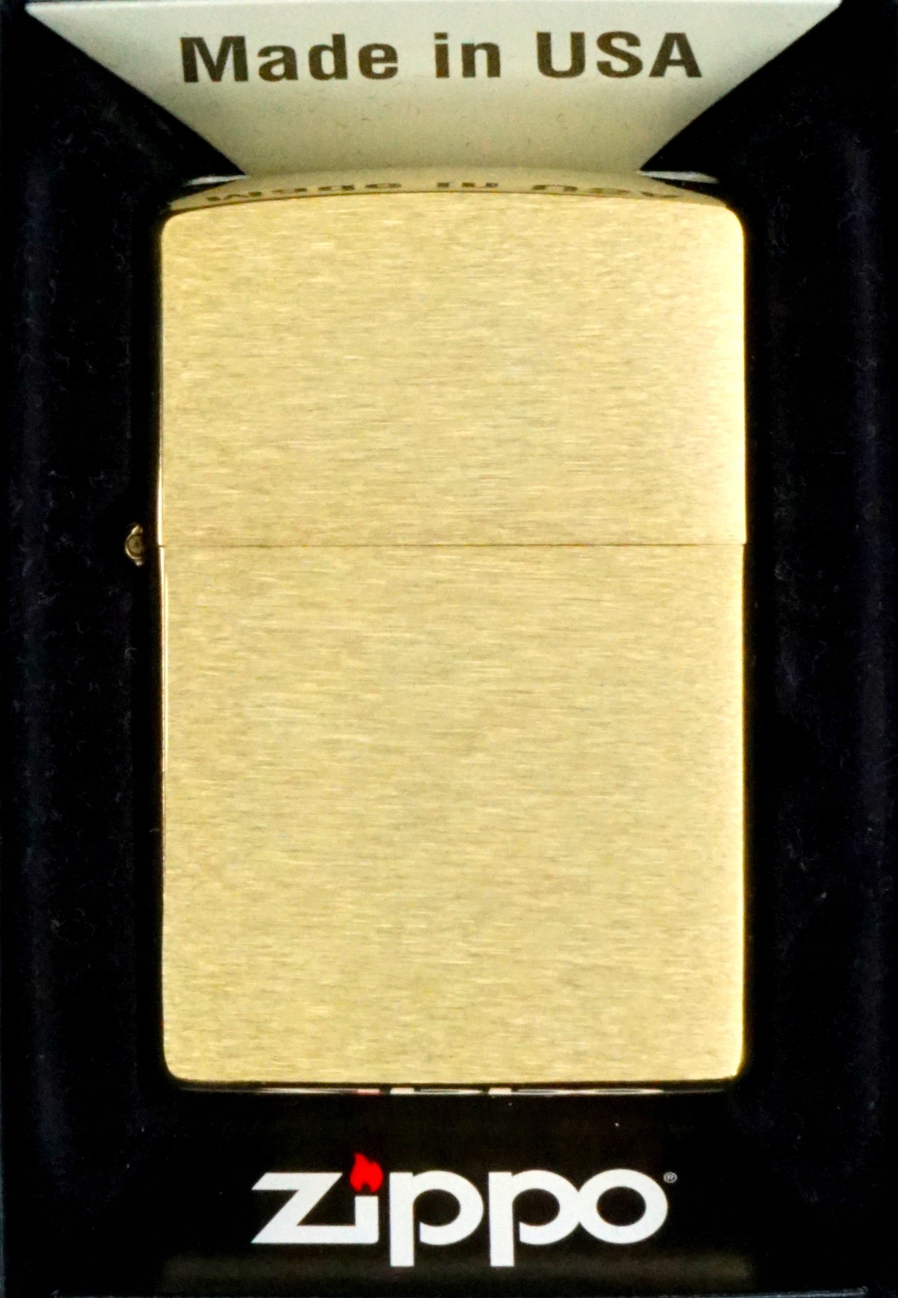 Zapalovač Žáruvzdorný Zippo Brass Brushed 1 Jet