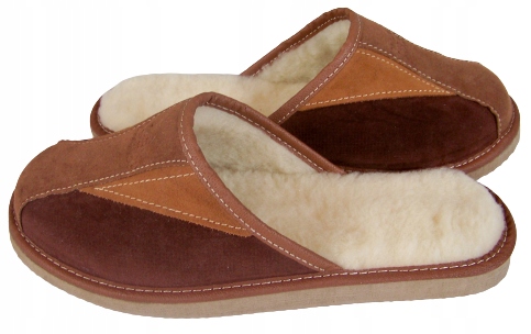 

pantofle skórzane kapcie bambosze męskie laczki