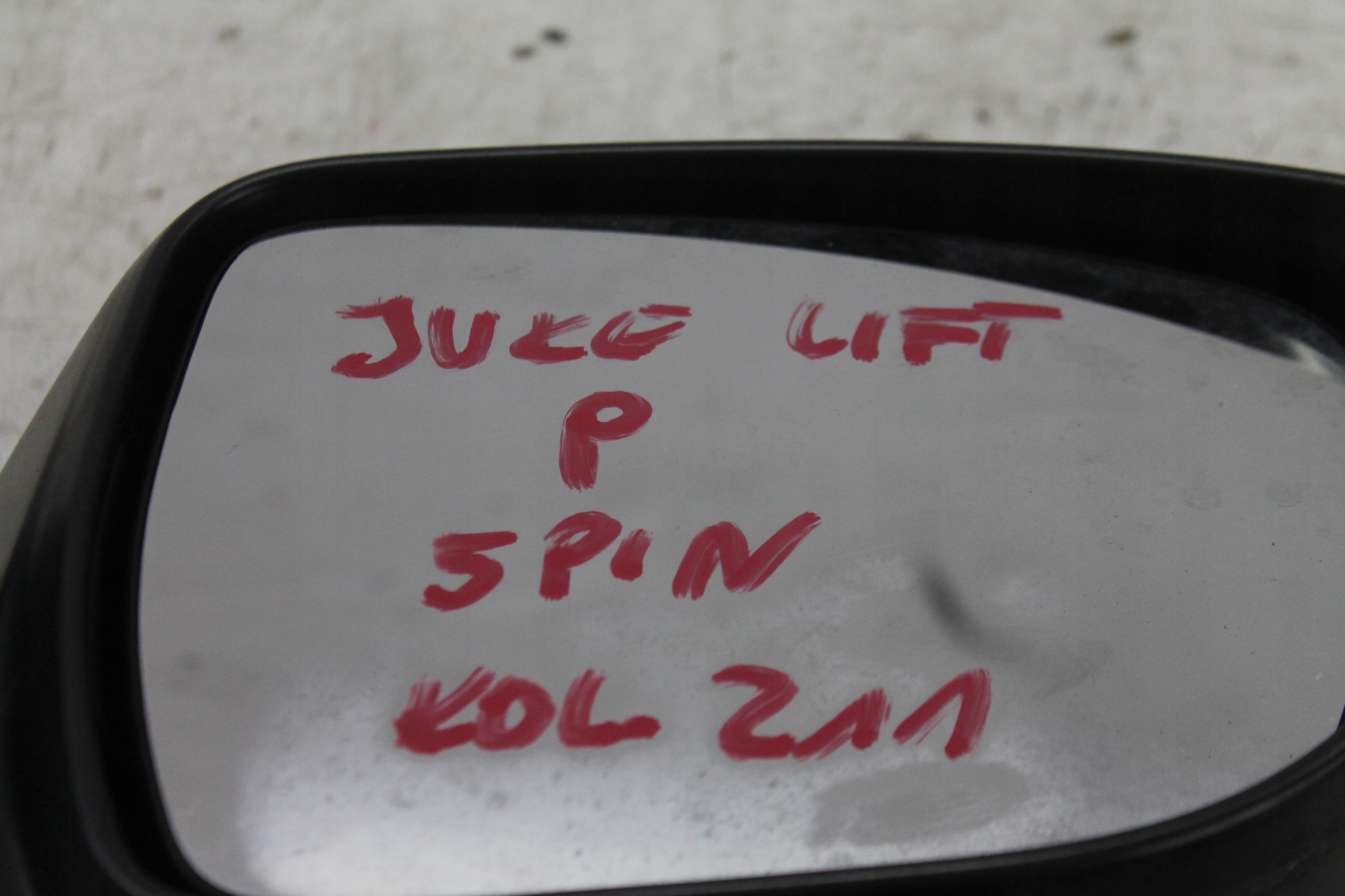 mirror right 5PIN NISSAN JUKE LIFT Z11 14-19 UK