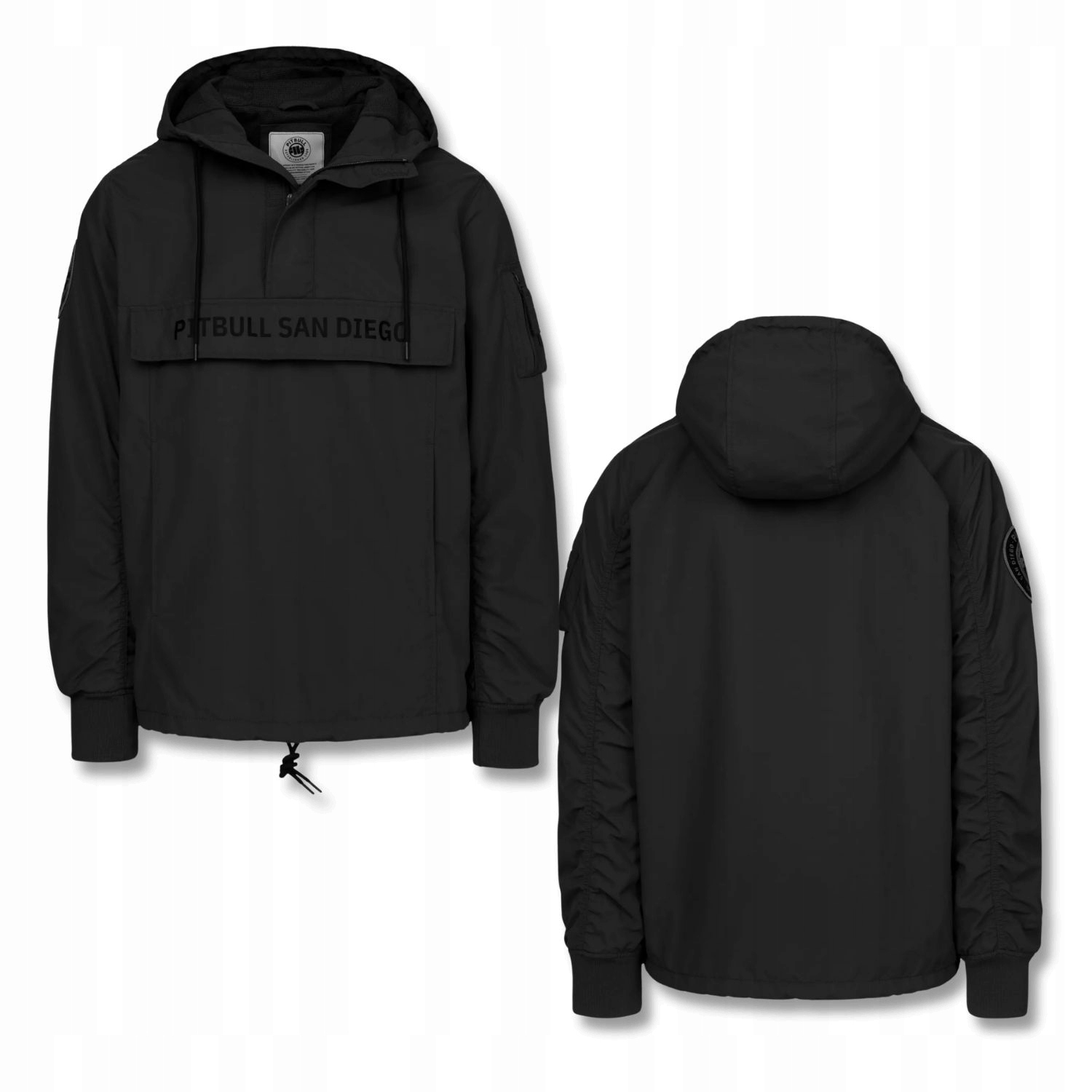 Pánská Bunda klokanka přechodová s kapucí Pitbull Meandro kapsy 3XL