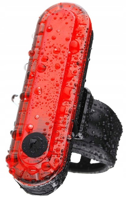 LAMPKA ROWEROWA TYLNA LED LAMPKI ROWEROWE USB OŚWIETLENIE AKUMULATOROWA Marka INT