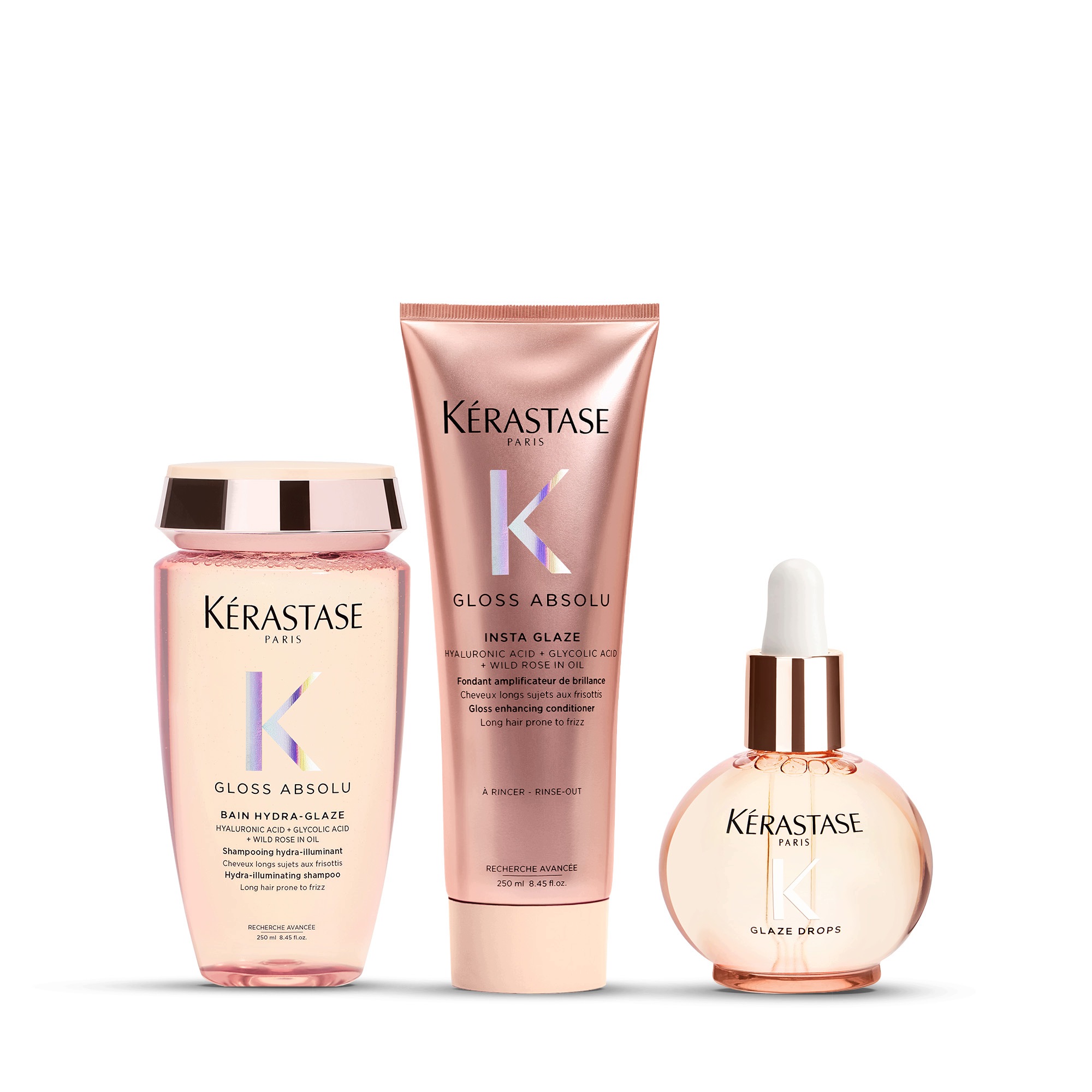 Kérastase Gloss Absolu Zestaw Nawilżający Do Włosów Niesfornych