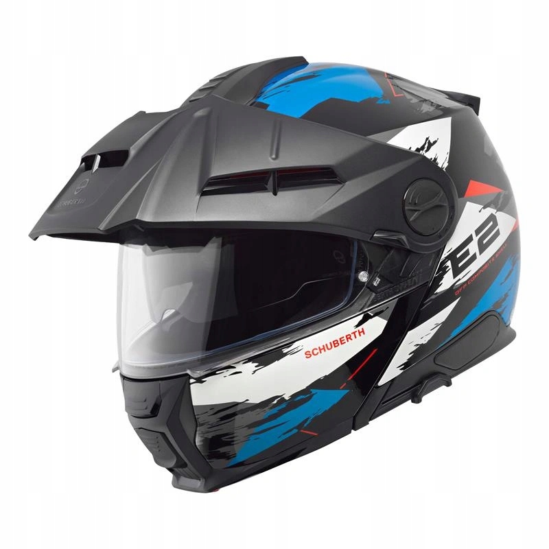 Helma Schuberth E2 Ece Trail Blue biela červená modrá šedá Darčeky