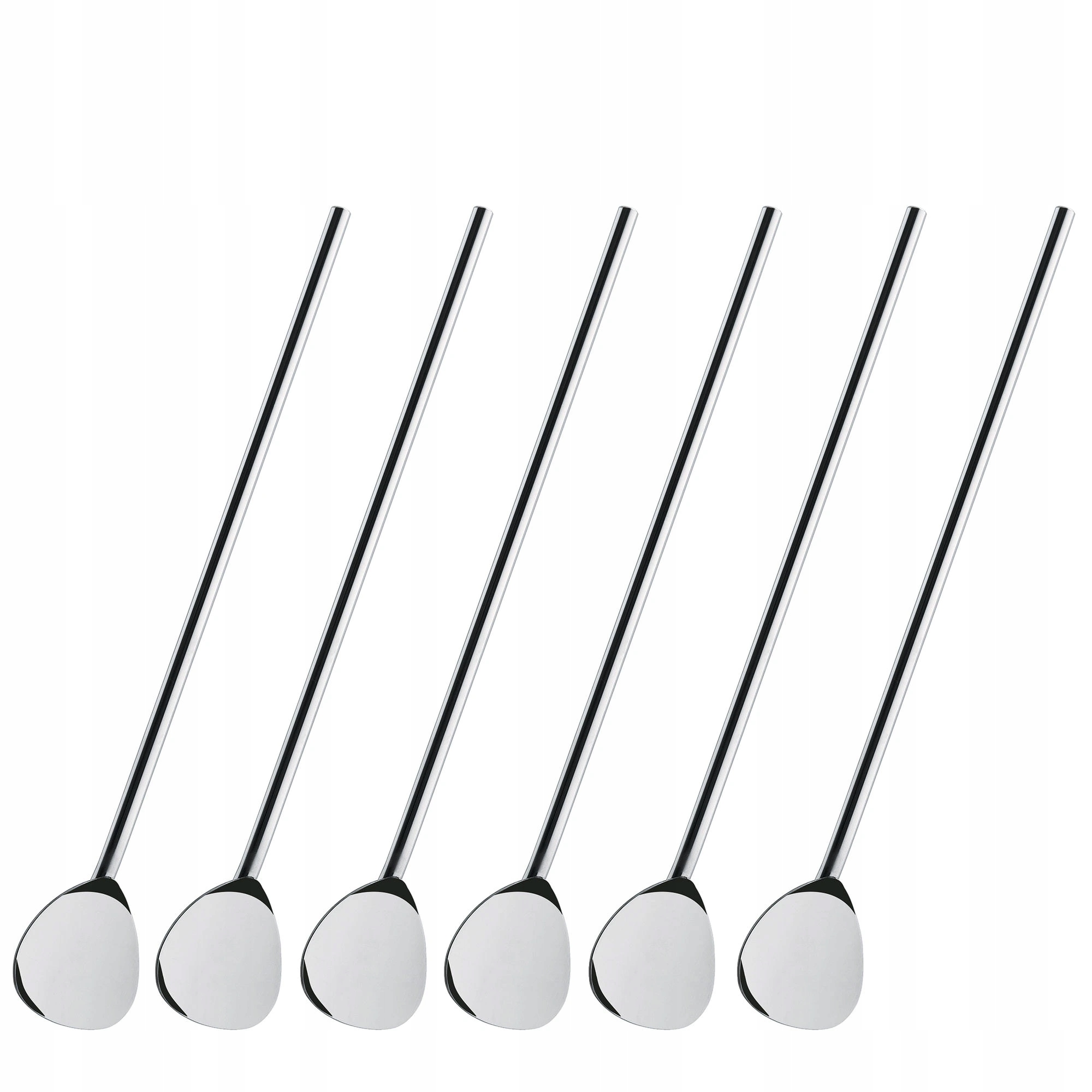 Cilio Set 6ks koktejlové lžičky s brčkem