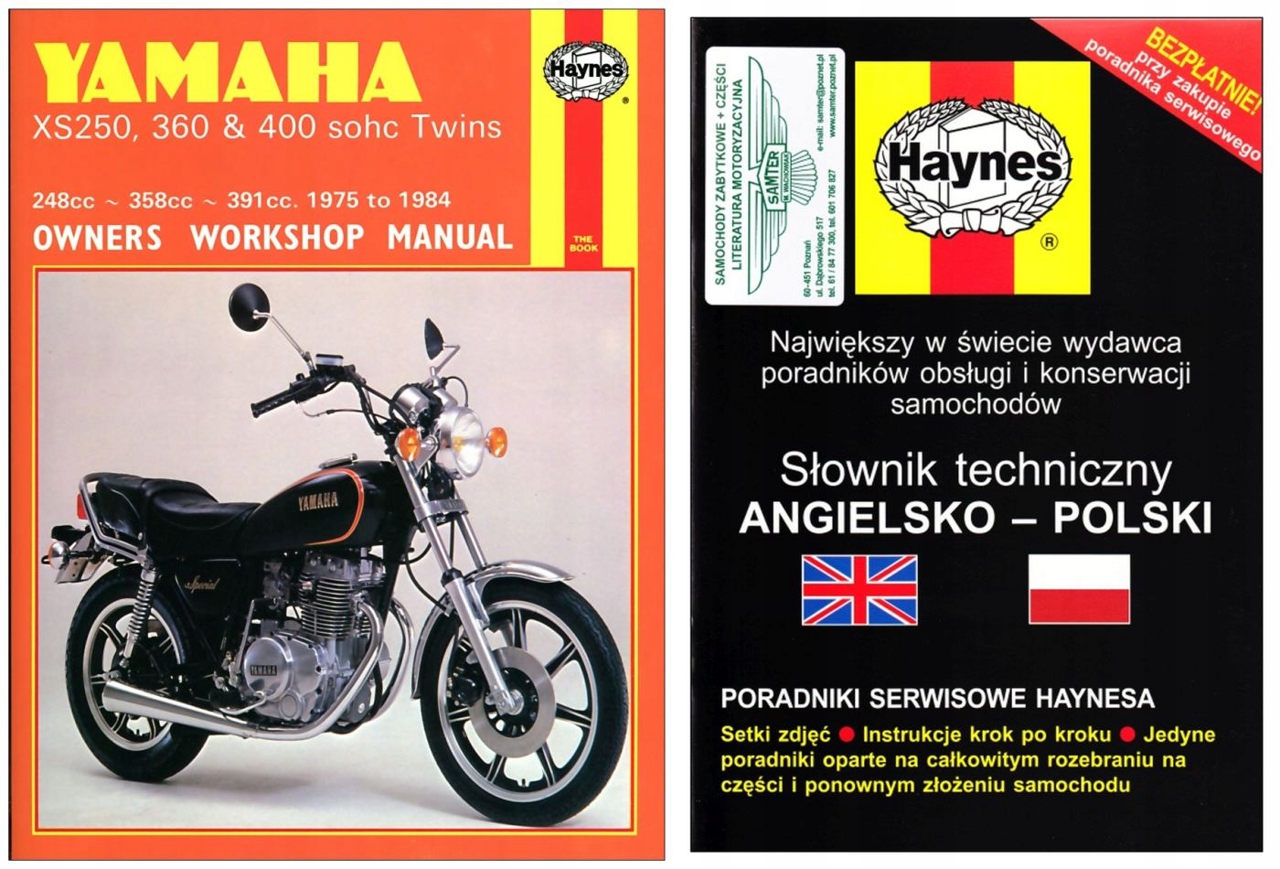 Yamaha XS250 360 400 SOHC (1975-1984) instrukcja napraw Haynes +GRATIS 24h