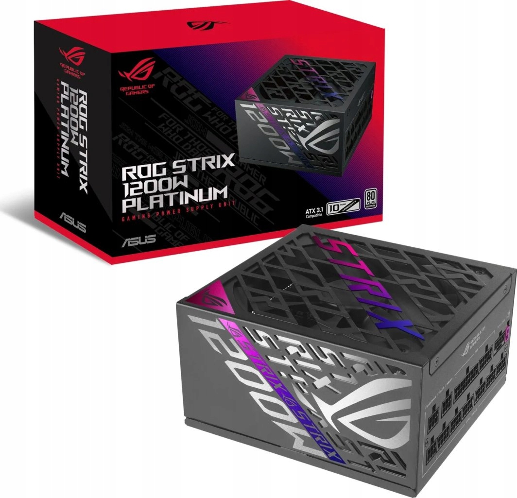 Zasilacz Asus Rog Strix 1200W 80 Plus Platinum (90YE00W0-B0NA00)