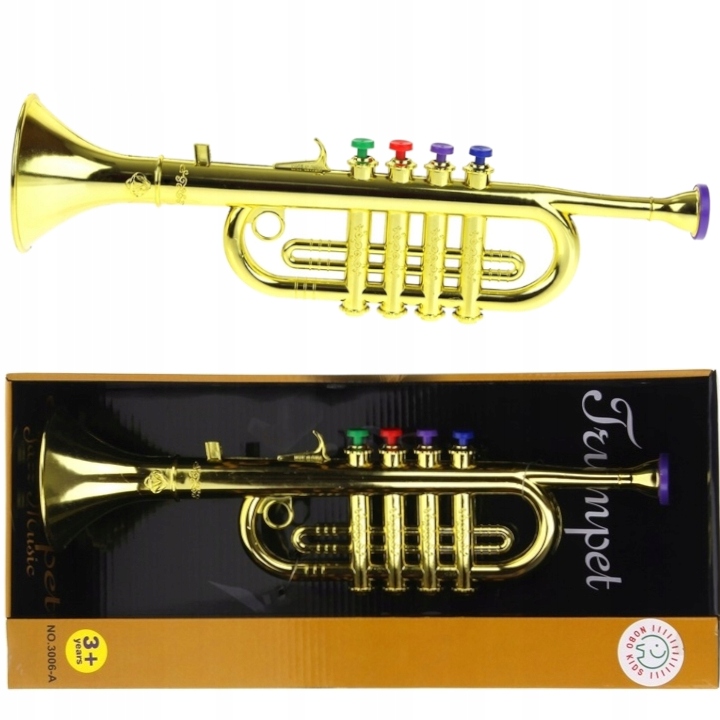 TRĄBKA ZABAWKA INSTRUMENT MUZYCZNY DLA DZIECI
