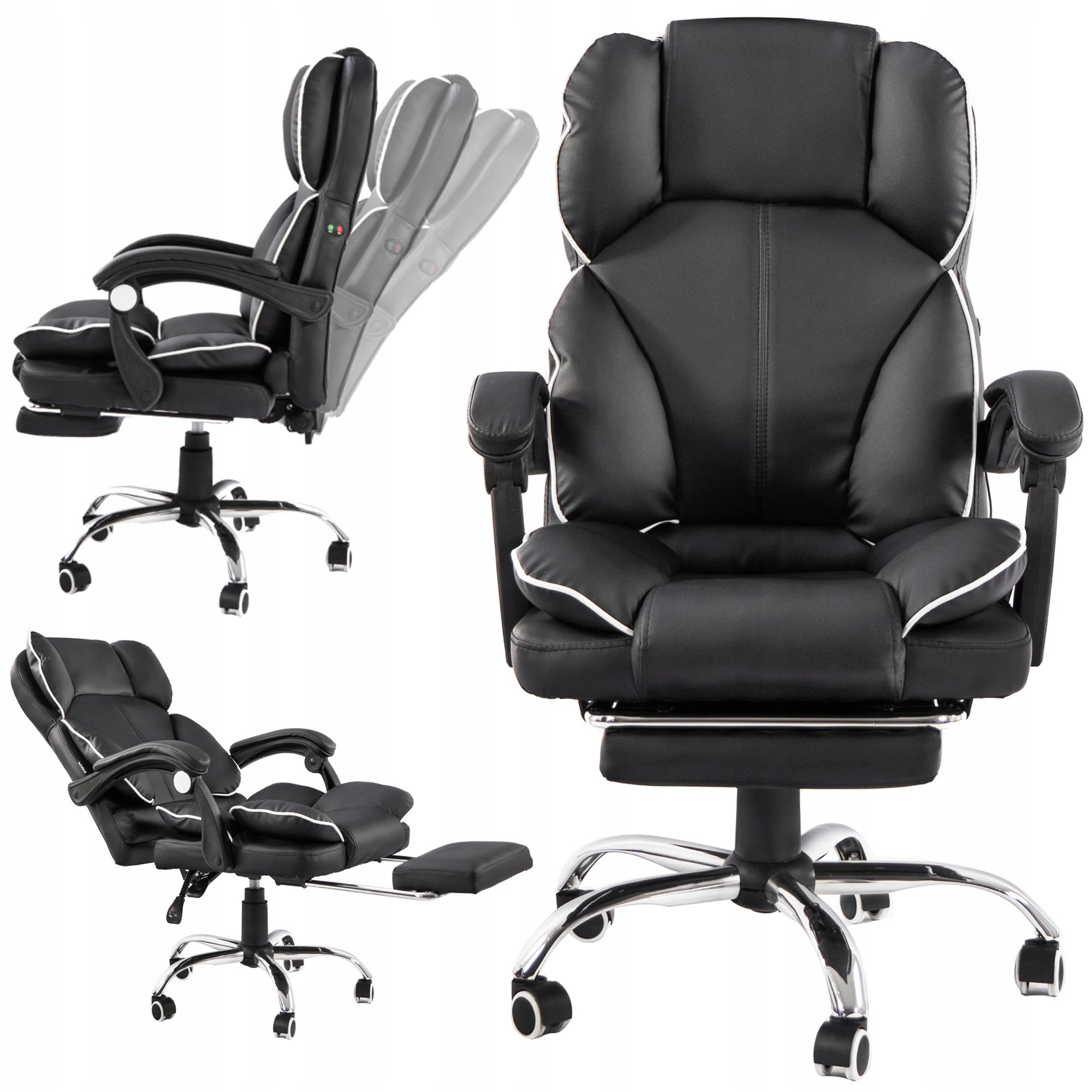 Otočná Kancelárska Stolička Otočná Stolička Do Stola S Podnožkou Masážny Prístroj