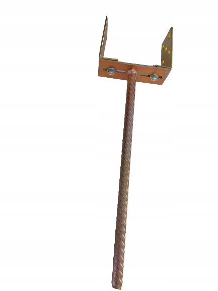 Podstawa słupa reg. 0-16 DŁUGI PRĘT kotwa złota