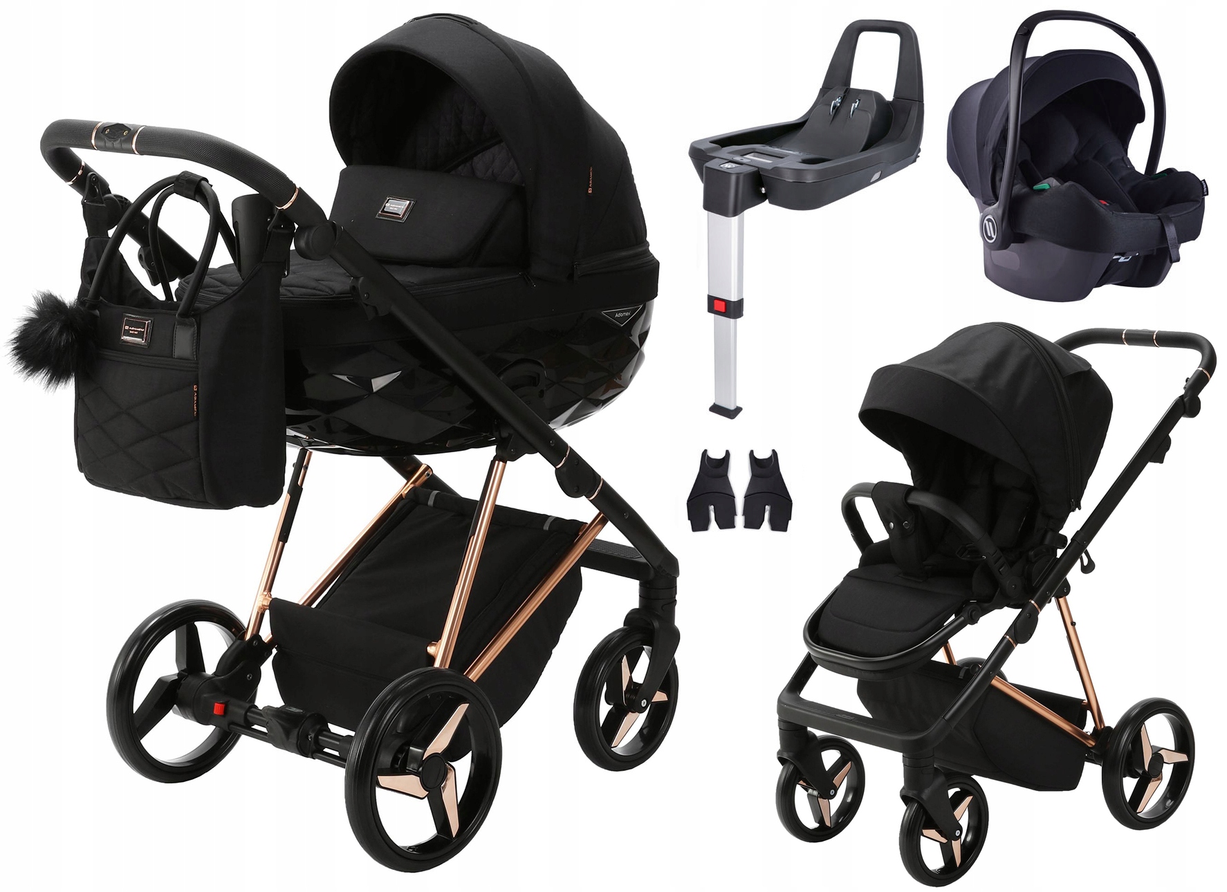 WÓZEK ADAMEX QUANTUM SPECIAL COSMO BAZA AVIONAUT IQ 4w1 kol. TK 619 SE