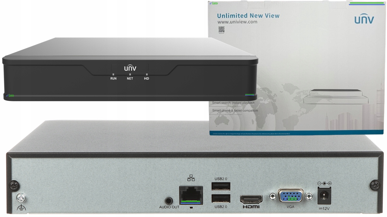 Rejestrator Ip Uniview NVR301-16S3 16 kamer, 8MPx, Ai